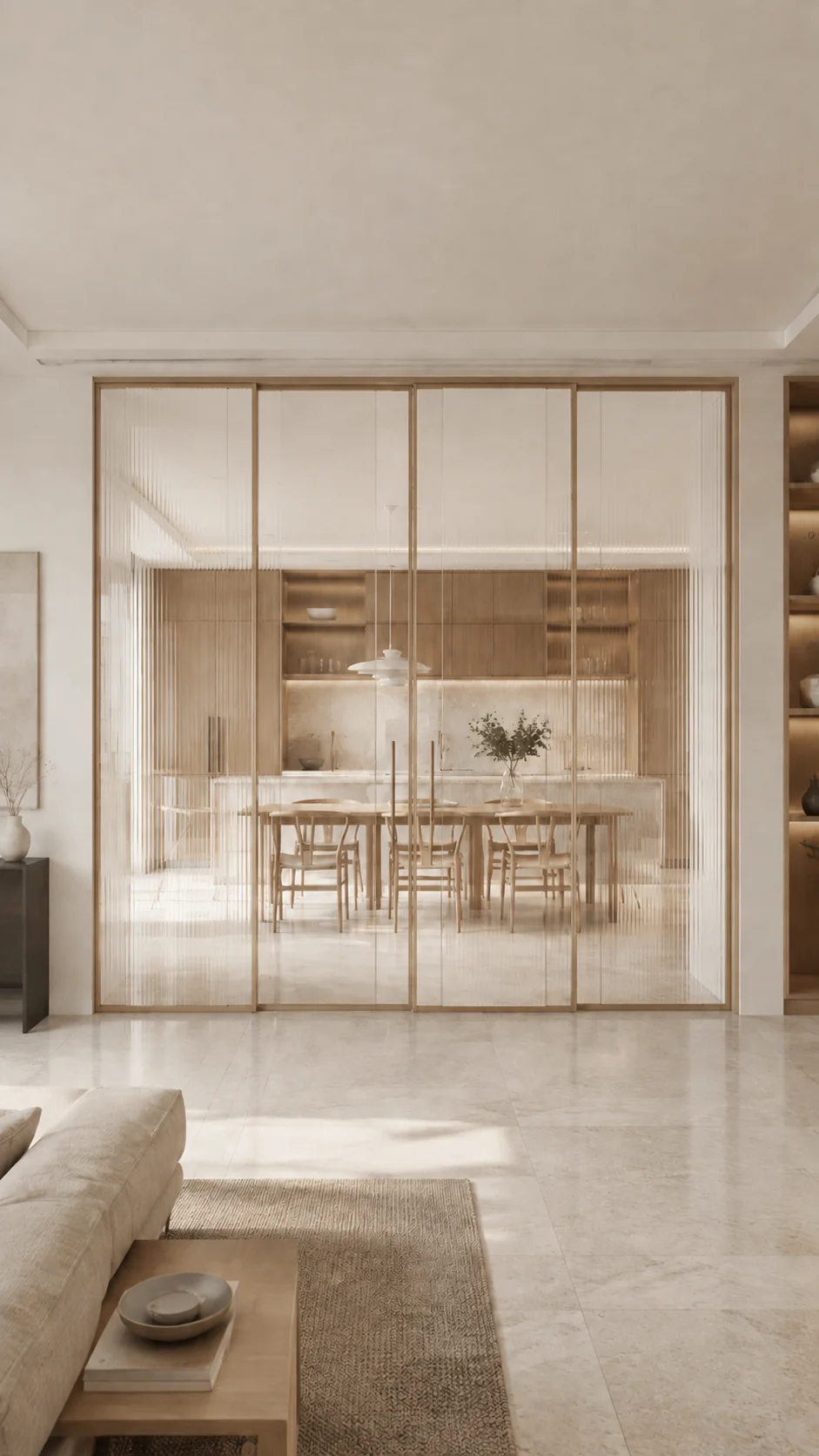 Bronze sliding door concept